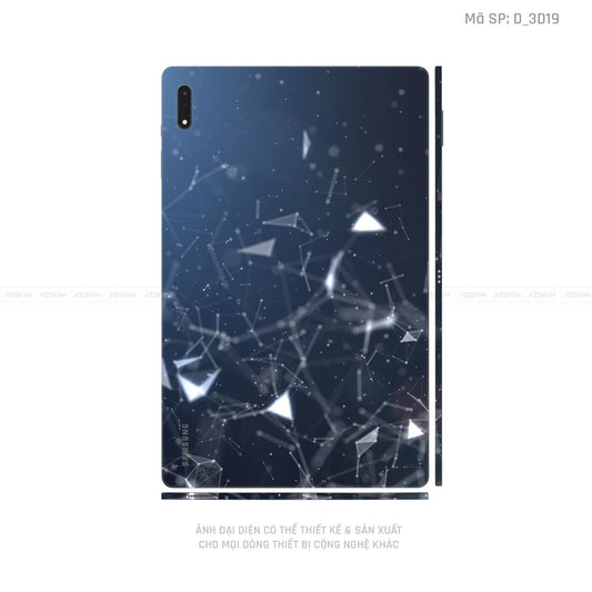 Dán Skin Galaxy Tab S8 Series Hình Nghệ Thuật 3D | D_3D19