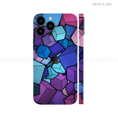 Dán Skin IPhone 12 Series Hình Nghệ Thuật 3D | D_3D21