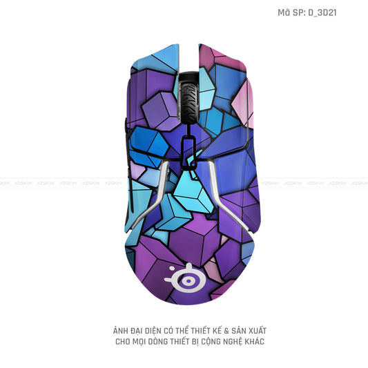 Skin Dán Chuột Steelseries Nghệ Thuật 3D | D_3D21