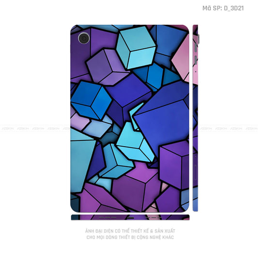 Dán Skin Máy Tính Bảng Oppo Pad Series Hình Nghệ Thuật 3D | D_3D21