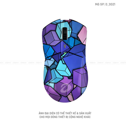 Skin Dán Chuột Dareu Hình Nghệ Thuật 3D | D_3D21