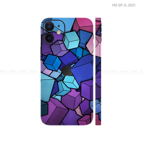 Dán Skin IPhone 12 Series Hình Nghệ Thuật 3D | D_3D21