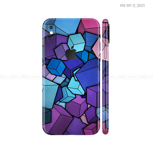 Dán Skin IPhone X Series Hình Nghệ Thuật 3D | D_3D21