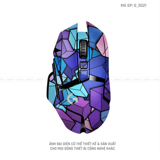Skin Dán Chuột Logitech Hình Nghệ Thuật 3D | D_3D21