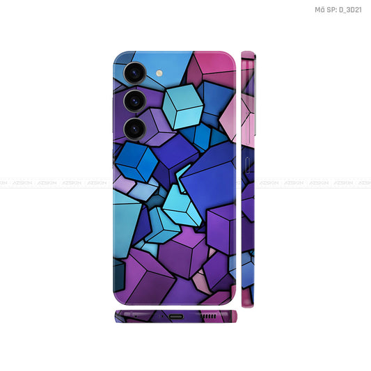 Dán Skin Galaxy S23 Series Hình Trừu Tượng 3D | D_3D21