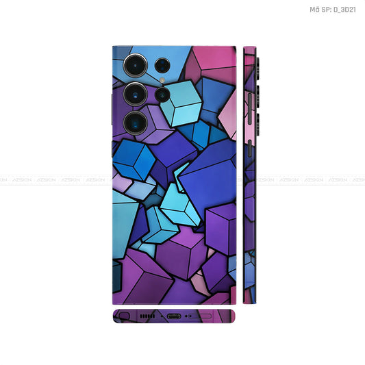 Dán Skin Galaxy S23 Series Hình Trừu Tượng 3D | D_3D21
