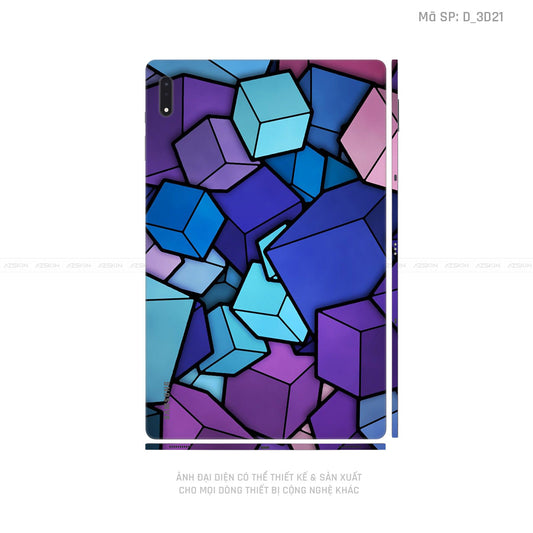 Dán Skin Galaxy Tab S8 Series Hình Nghệ Thuật 3D | D_3D21