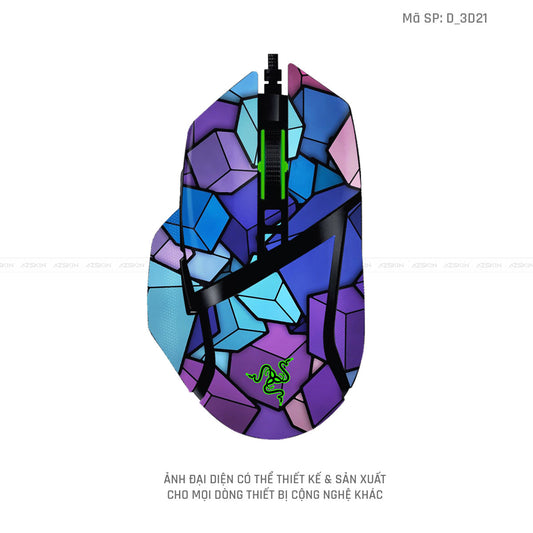 Skin Dán Chuột Razer Hình Nghệ Thuật 3D | D_3D21