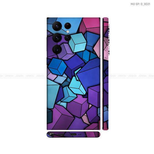 Dán Skin Galaxy S22 Series Hình Nghệ Thuật 3D | D_3D21