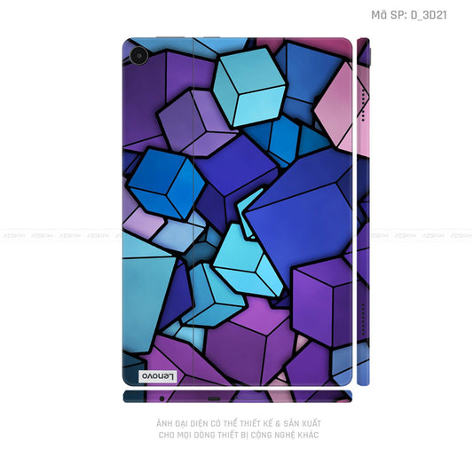 Dán Skin Máy Tính Bảng Lenovo Pad Series Hình Nghệ Thuật 3D | D_3D21