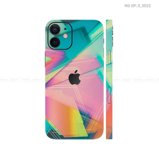 Dán Skin IPhone 12 Series Hình Nghệ Thuật 3D | D_3D22