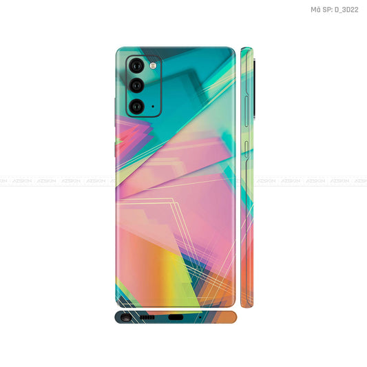 Dán Skin Galaxy Note 20 Series Hình Nghệ Thuật 3D | D_3D22