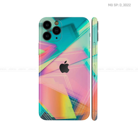 Dán Skin IPhone 11 Series Hình Nghệ Thuật 3D | D_3D22