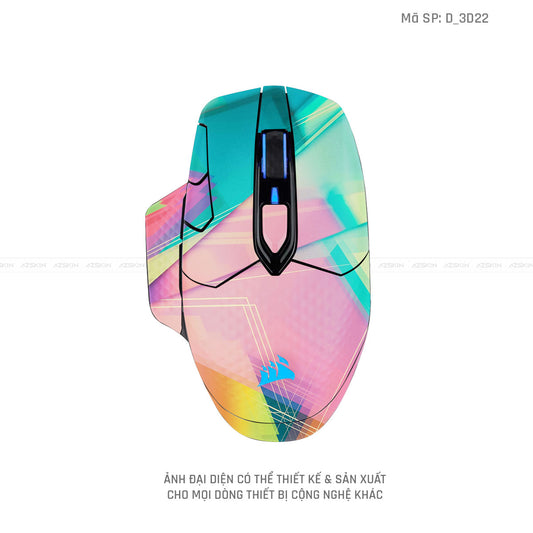 Skin Dán Chuột Corsair Hình Nghệ Thuật 3D | D_3D22