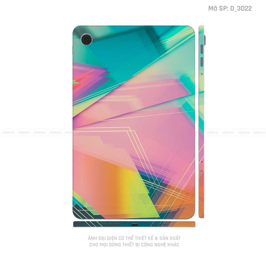 Dán Skin Máy Tính Bảng Oppo Pad Series Hình Nghệ Thuật 3D | D_3D22