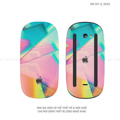 Skin Dán Chuột Apple Magic Mouse Hình Nghệ Thuật 3D | D_3D22