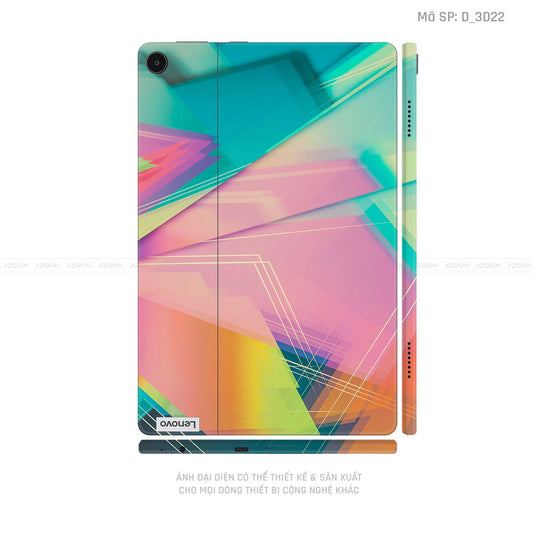 Dán Skin Máy Tính Bảng Lenovo Pad Series Hình Nghệ Thuật 3D | D_3D22