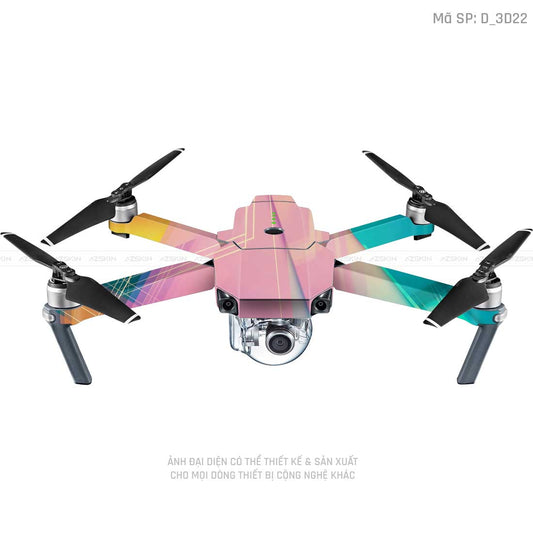 Dán Skin Flycam Hình Nghệ Thuật 3D | D_3D22