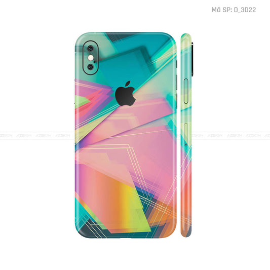 Dán Skin IPhone X Series Hình Nghệ Thuật 3D | D_3D22