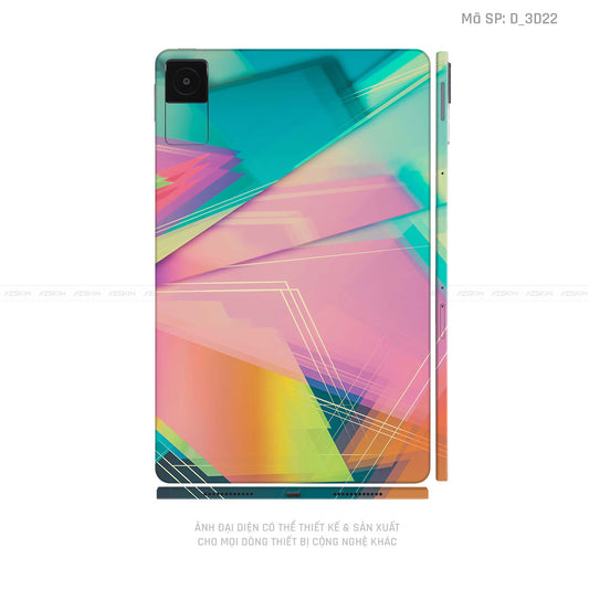 Dán Skin Máy Tính Bảng Xiaomi Mipad Hình Nghệ Thuật 3D | D_3D22