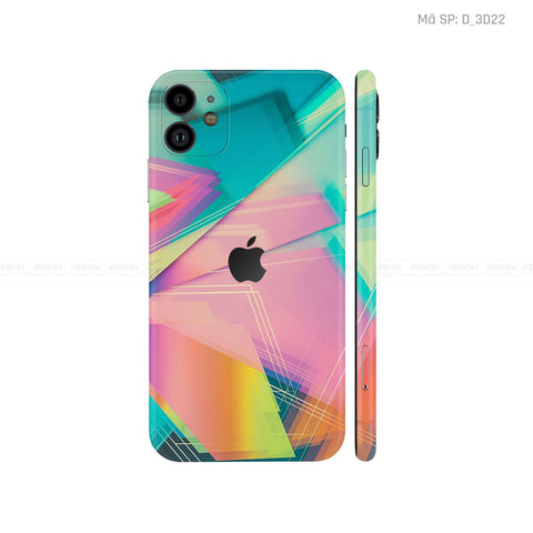 Dán Skin IPhone 11 Series Hình Nghệ Thuật 3D | D_3D22