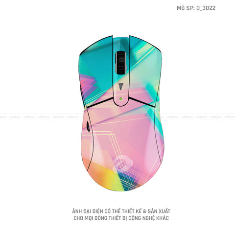 Skin Dán Chuột Dareu Hình Nghệ Thuật 3D | D_3D22
