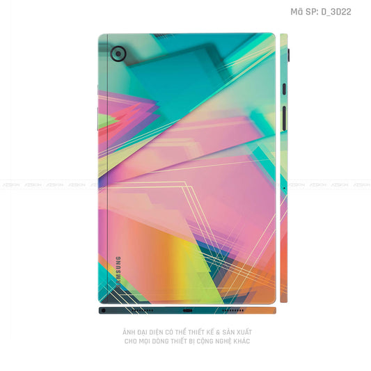 Dán Skin Galaxy Tab A Series Hình Nghệ Thuật 3D | D_3D22