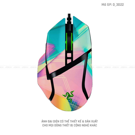 Skin Dán Chuột Razer Hình Nghệ Thuật 3D | D_3D22