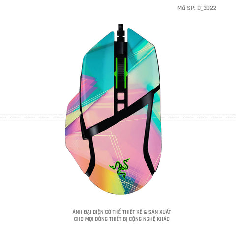 Skin Dán Chuột Razer Hình Nghệ Thuật 3D | D_3D22