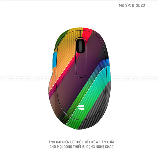 Skin Dán Chuột Microsoft Hình Nghệ Thuật 3D | D_3D23