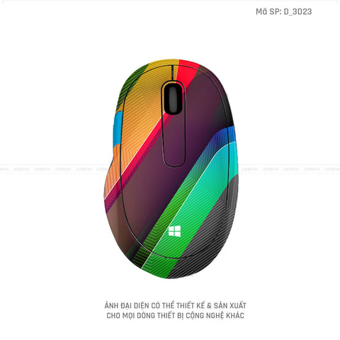 Skin Dán Chuột Microsoft Hình Nghệ Thuật 3D | D_3D23