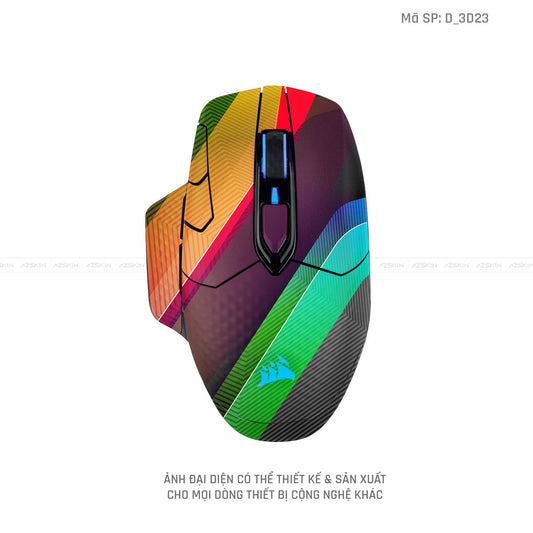 Skin Dán Chuột Corsair Hình Nghệ Thuật 3D | D_3D23