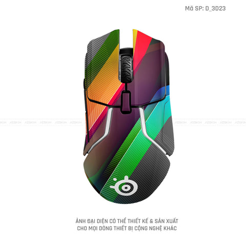 Skin Dán Chuột Steelseries Nghệ Thuật 3D | D_3D23