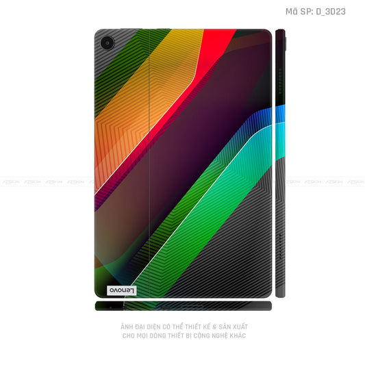 Dán Skin Máy Tính Bảng Lenovo Pad Series Hình Nghệ Thuật 3D | D_3D23