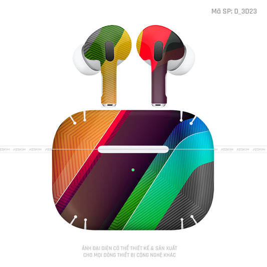 Dán Skin Tai Nghe Airpod 3 Hình 3D | D_3D23