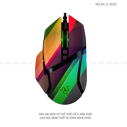 Skin Dán Chuột Razer Hình Nghệ Thuật 3D | D_3D23