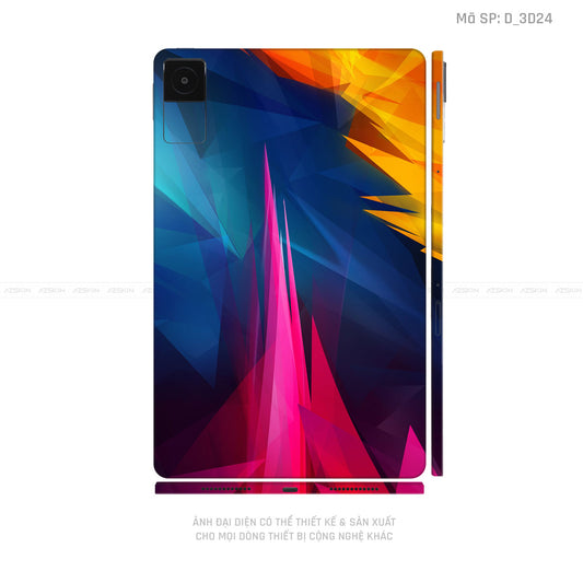 Dán Skin Máy Tính Bảng Xiaomi Mipad Hình Nghệ Thuật 3D | D_3D24