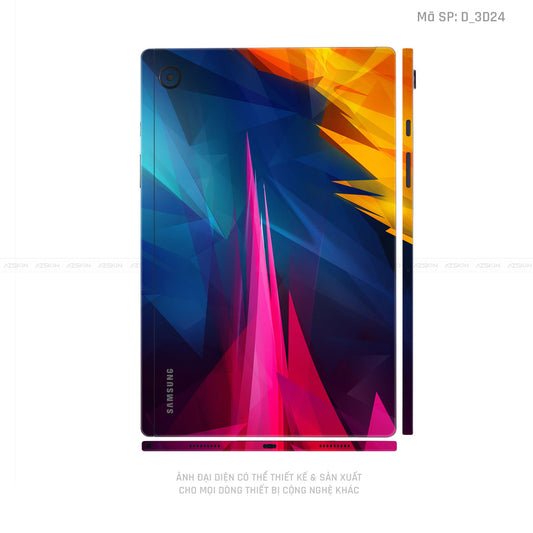 Dán Skin Galaxy Tab A Series Hình Nghệ Thuật 3D | D_3D24