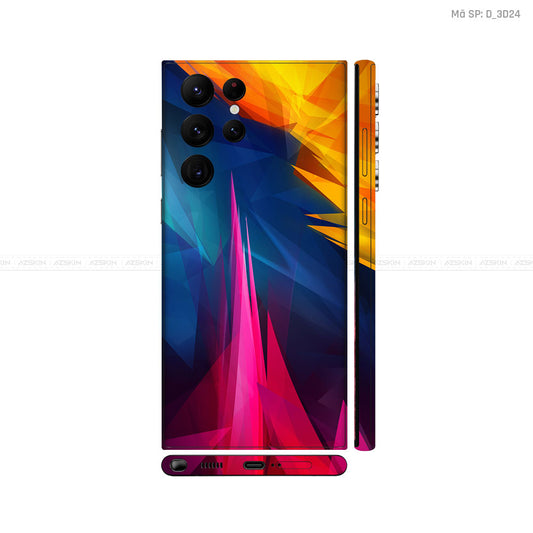 Dán Skin Galaxy S22 Series Hình Nghệ Thuật 3D | D_3D24