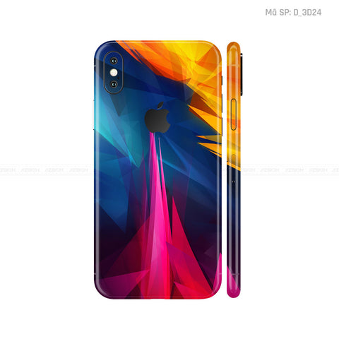 Dán Skin IPhone X Series Hình Nghệ Thuật 3D | D_3D24