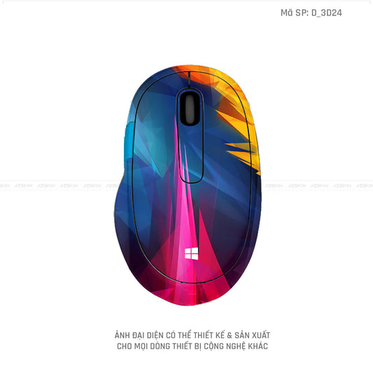 Skin Dán Chuột Microsoft Hình Nghệ Thuật 3D | D_3D24