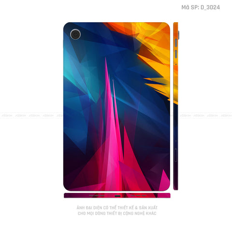 Dán Skin Máy Tính Bảng Oppo Pad Series Hình Nghệ Thuật 3D | D_3D24