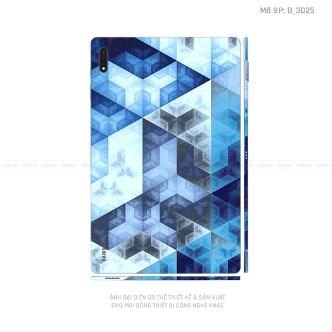 Dán Skin Galaxy Tab S7 Series Hình Nghệ Thuật 3D | D_3D25