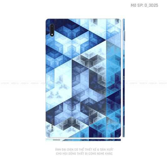 Dán Skin Galaxy Tab S8 Series Hình Nghệ Thuật 3D | D_3D25