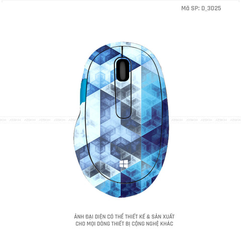 Skin Dán Chuột Microsoft Hình Nghệ Thuật 3D | D_3D25