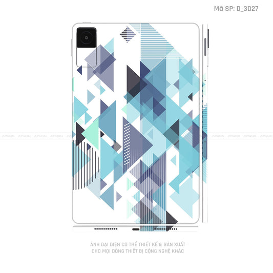 Dán Skin Máy Tính Bảng Xiaomi Mipad Hình Nghệ Thuật 3D | D_3D27