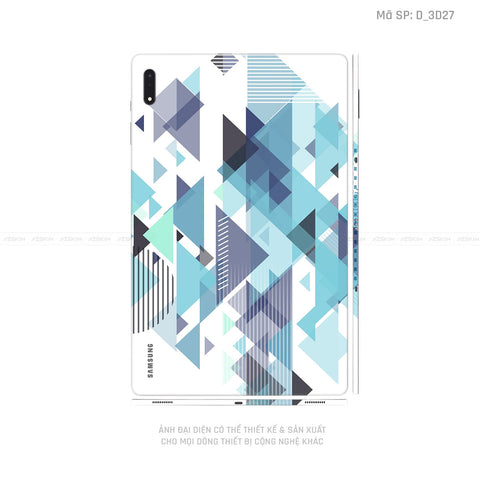 Dán Skin Galaxy Tab S7 Series Hình Nghệ Thuật 3D | D_3D27