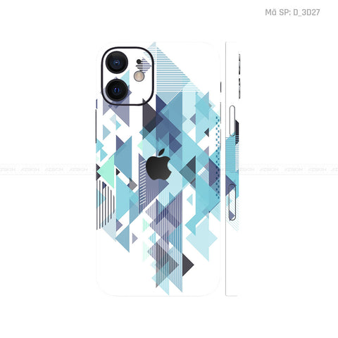 Dán Skin IPhone 12 Series Hình Nghệ Thuật 3D | D_3D27
