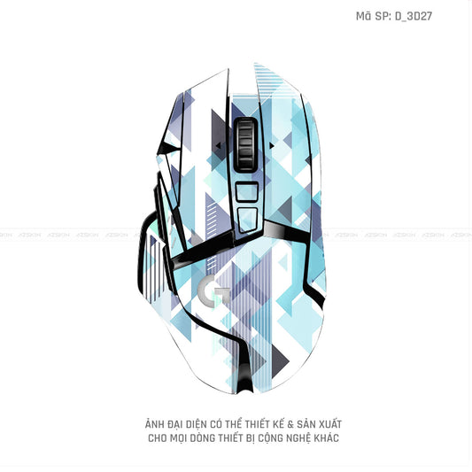 Skin Dán Chuột Logitech Hình Nghệ Thuật 3D | D_3D27
