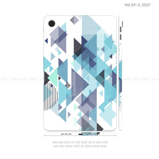 Dán Skin Máy Tính Bảng Oppo Pad Series Hình Nghệ Thuật 3D | D_3D27
